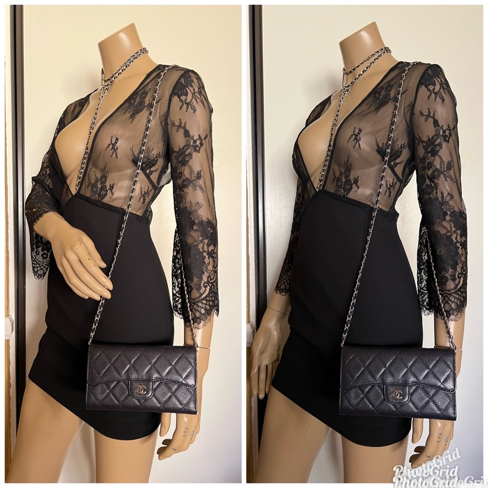 💙CHANEL CLASSIC FLAP WALLET WOC 💙 - Picture 10 of 17